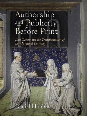 cover image of Authorship and Publicity Before Print